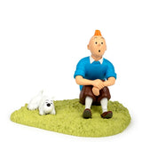 RESIN COLLECTIBLE: Tintin & Snowy on the Grass