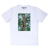 T-SHIRT: Tintin Climbing Tree
